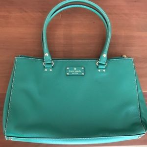 Kate spade spring green bag